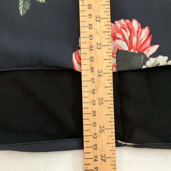 Pink Martini medium women’s Black Floral Midi Dress - Picture 14 of 16